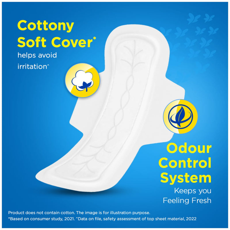 Stayfree Secure xl | Combo packs 12 Pads | Cottony Soft Sanitary Pads for Women | with Leak Lock Technology | Odour Control | Absorbs upto 100% Fluid | Up to 12 Hours of