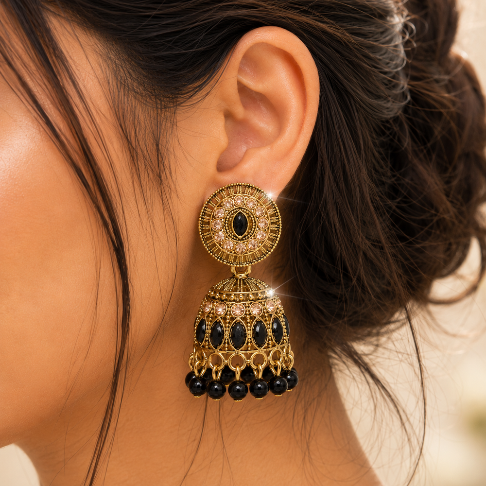 Anti Tarnish Mehrun Party Wear Ethnic Earrings✨