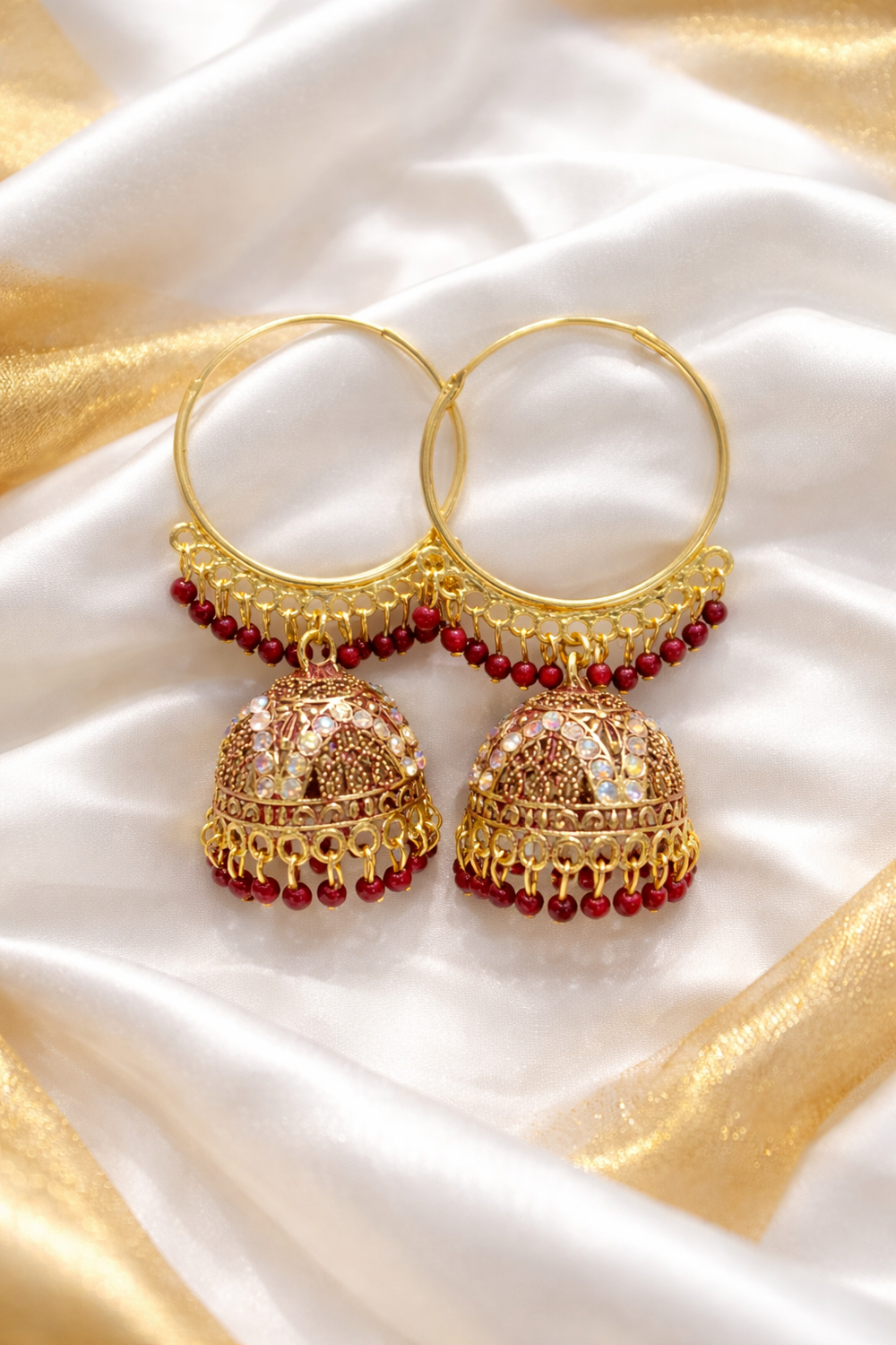 Anti-Tarnish Hoop Premium Look Earrings