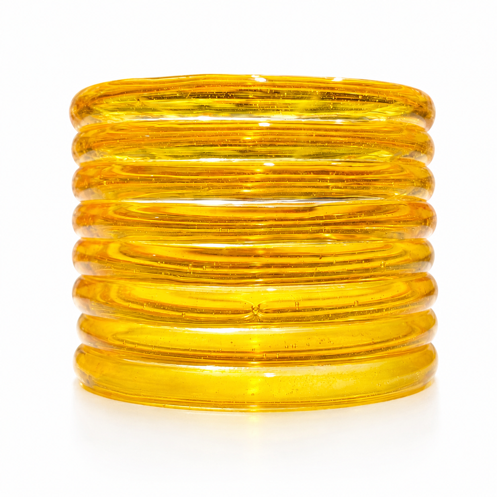 Trendy Honey Gold Jelly Bangles for Girls & Women – Stylish Daily Wear