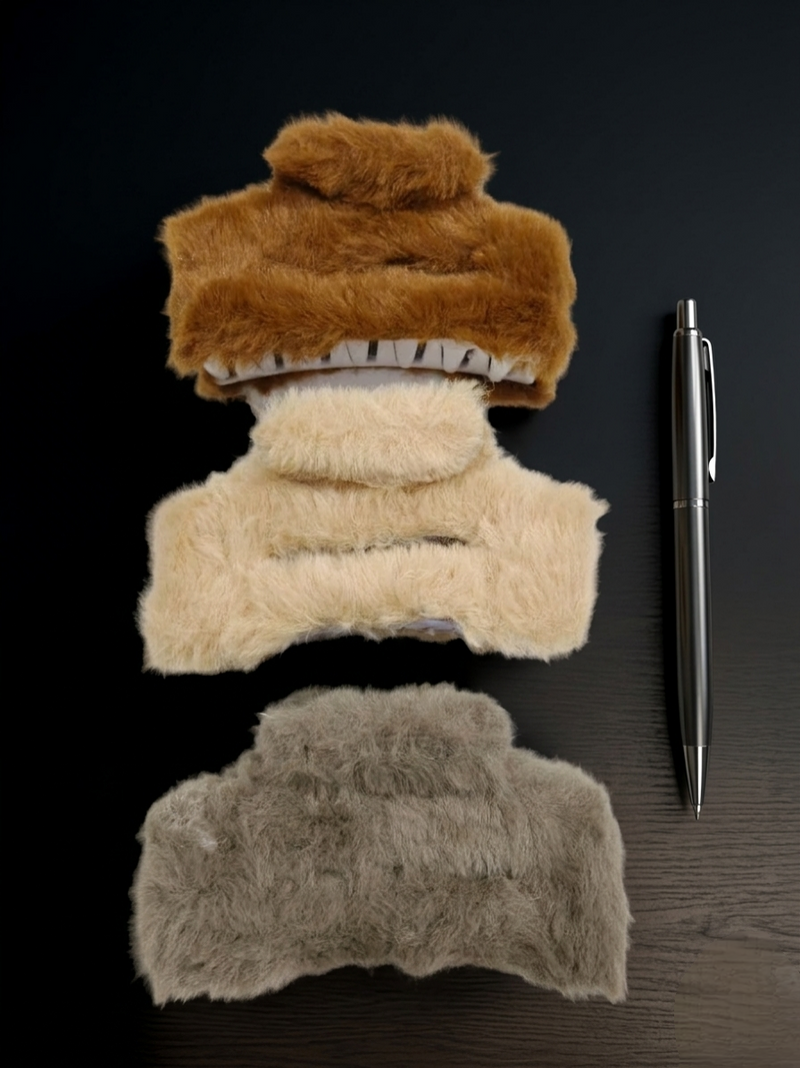 Soft velvet Hair Clutcher Set of 3