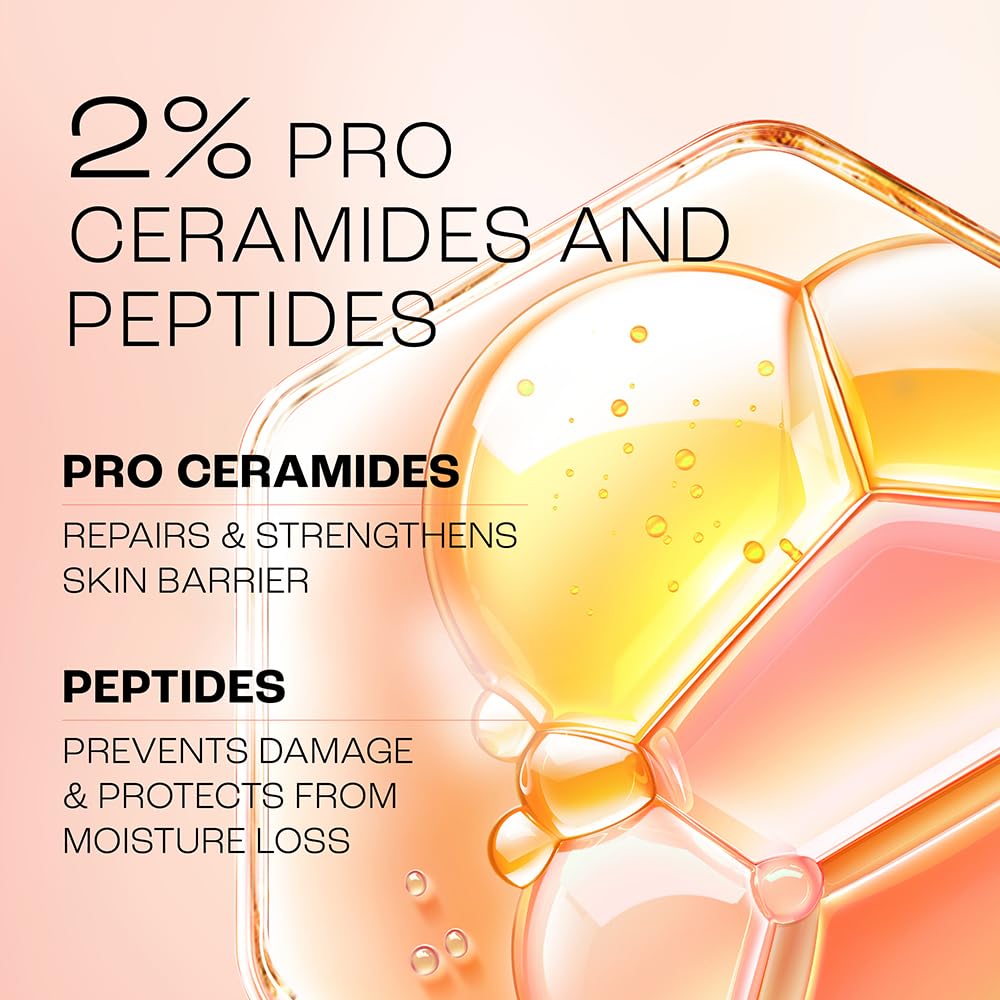 Lakmé Peach Milk Creme Moisturizer with 2% Pro-Ceramide & Peptides | Repairs Damaged Skin Barrier & Gives Intense Hydration | For Dry, Normal & Sensitive 100g