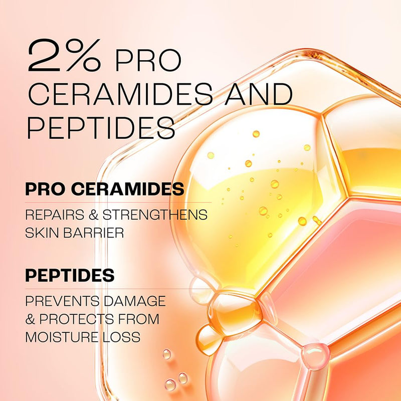 Lakmé Peach Milk Creme Moisturizer with 2% Pro-Ceramide & Peptides | Repairs Damaged Skin Barrier & Gives Intense Hydration | For Dry, Normal & Sensitive 100g