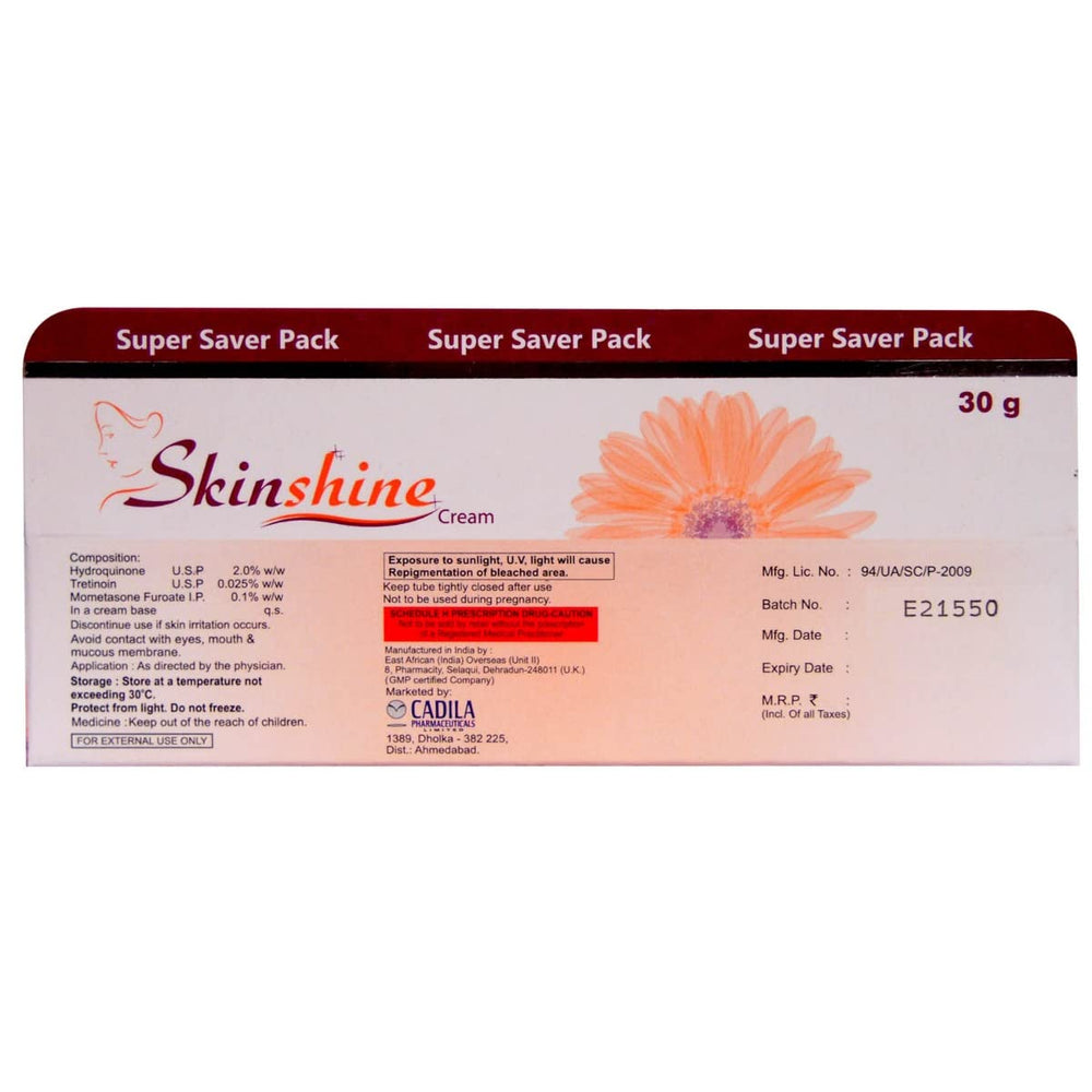 Skinshine - Tube of 30g Cream