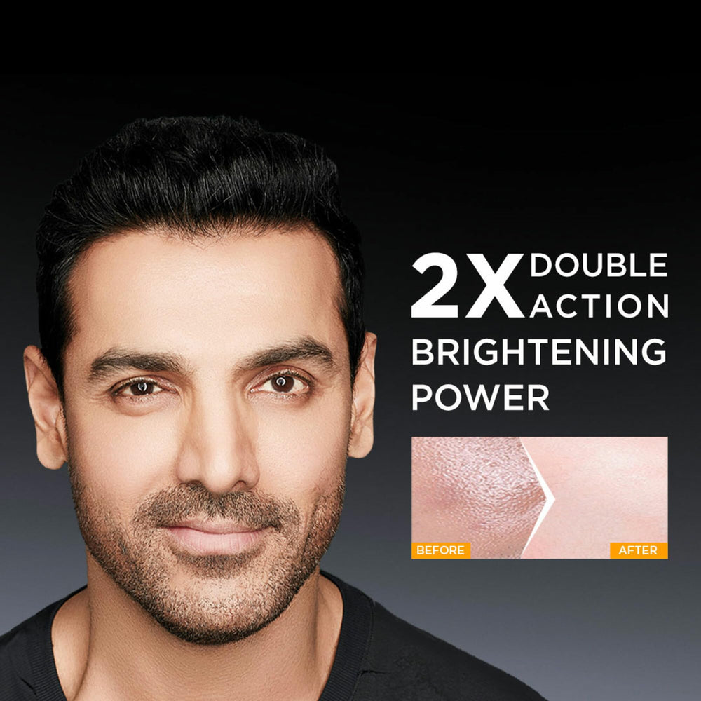 Garnier Men, Face Wash, Brightening & Anti-Pollution, TurboBright Double Action, 150 g