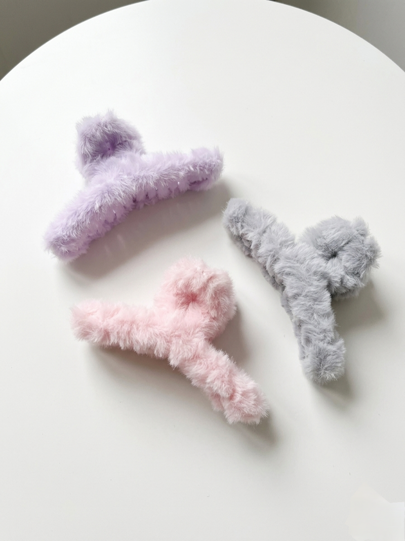 Soft Velvet Hair Clutcher (Pack of 3)