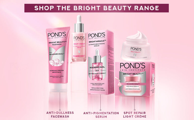 POND'S Bright Beauty Day Cream 23g, Non-Oily, Mattifying Daily Face Moisturizer, SPF 15 - With Niacinamide to Lighten Dark Spots for Glowing Skin| pack of 2 (2×23=46g)