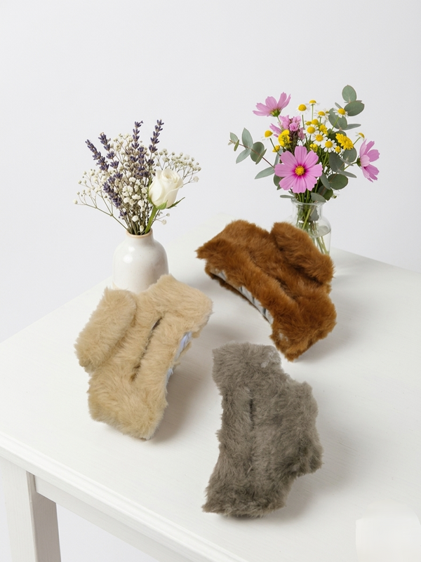 Soft velvet Hair Clutcher Set of 3