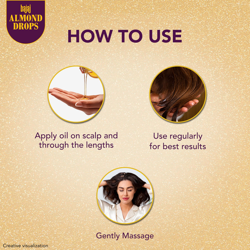 Bajaj Almond Drops Hair Oil, 475ml, Light & Non-Sticky with 6X Vitamin E for 2X Hair fall Reduction | FREE Worth ₹55/-Nivea Soft Light Moisturizing Cream