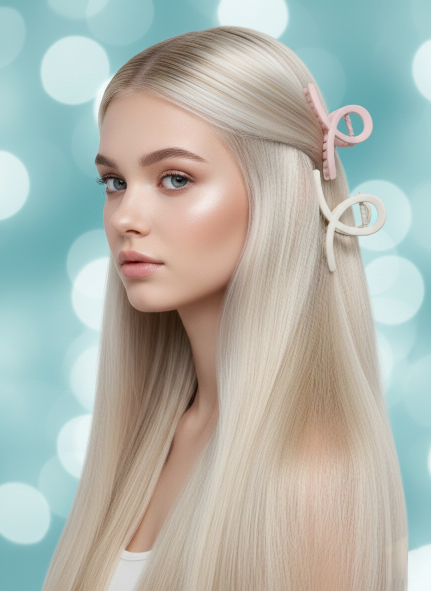 5 Pcs Large Hair matte claw Clutcher girls and women Hair Accessories