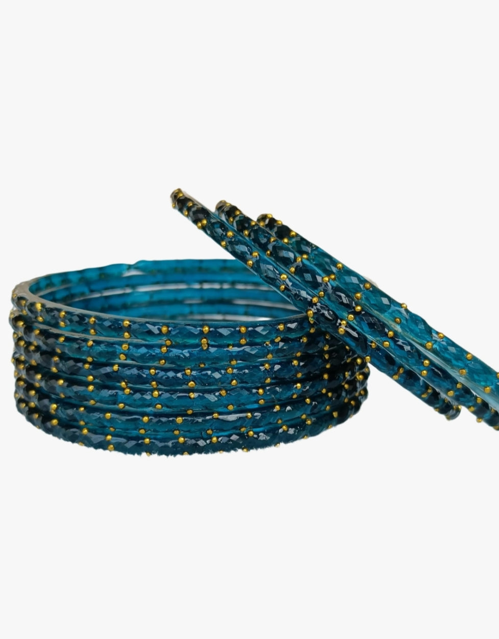 Luxury Style Crystal Bangles Set of 12 with Smooth Comfortable Fit