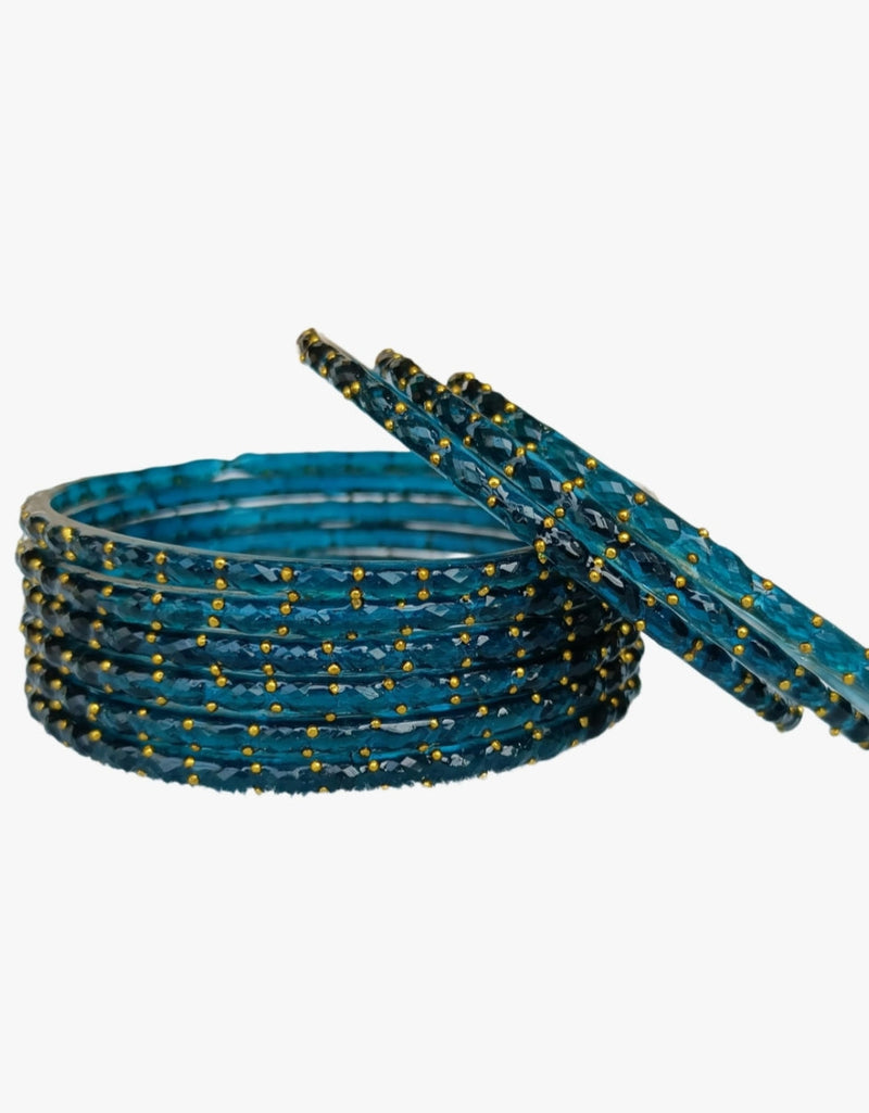 Luxury Style Crystal Bangles Set of 12 with Smooth Comfortable Fit