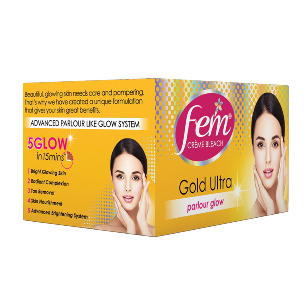 Tielo Industries Fem Gold Bleach (Special Golden Glow) Insta Glow Gold Bleach (212gm)