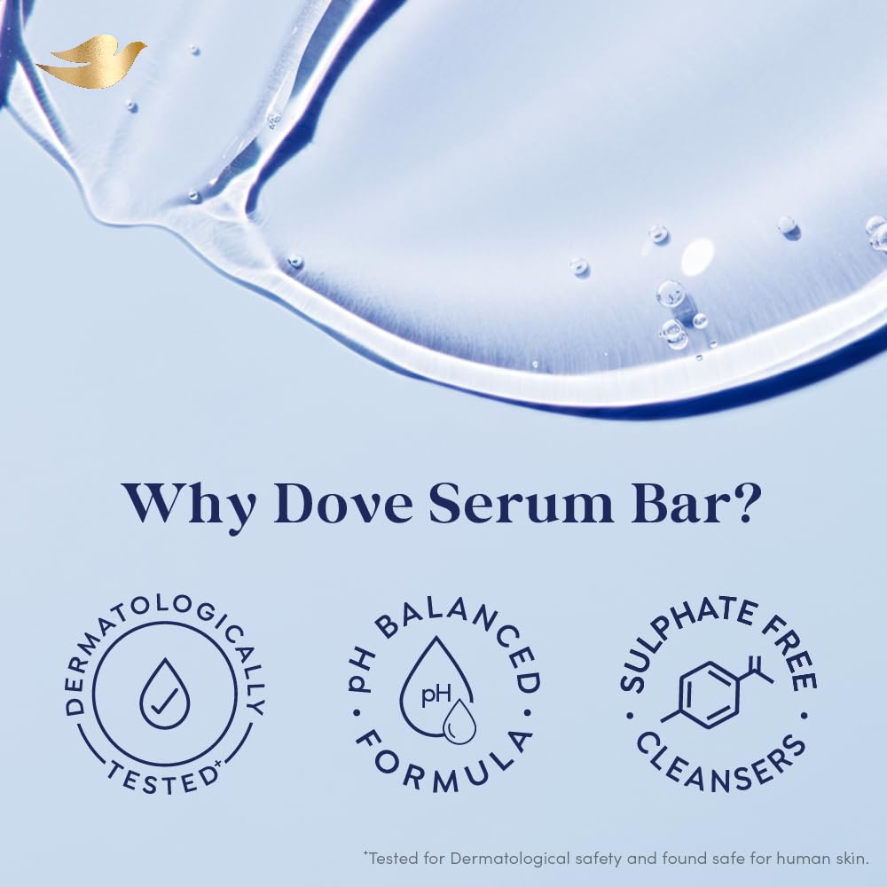 Dove Serum Bar | with Nutrient Serum | Deep Nourish | 225g (75g x 3)| (Pack of 3)