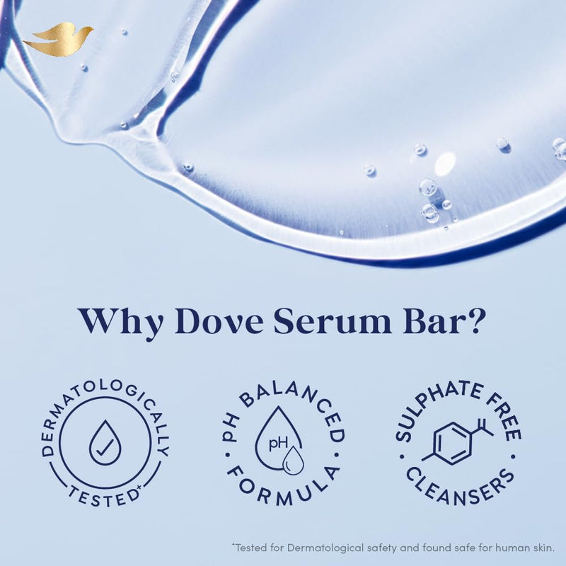 Dove Serum Bar | with Nutrient Serum | Deep Nourish | 225g (75g x 3)| (Pack of 3)
