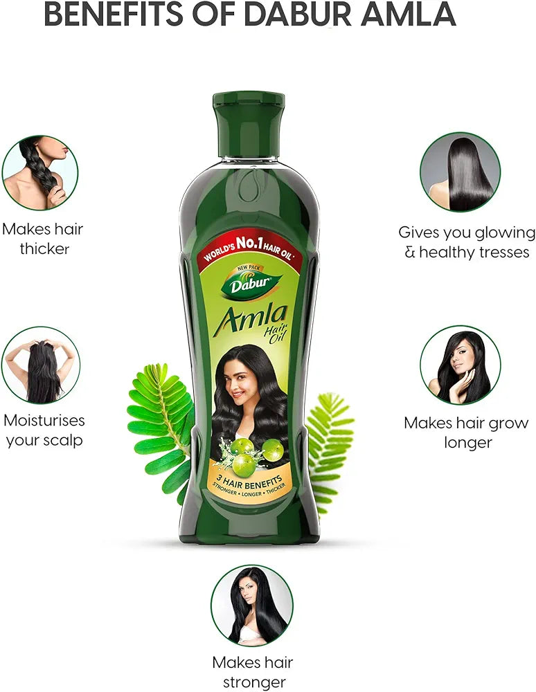 Dabur Amla Hair Oil - for Strong, Long and Thick hair - 550 ml