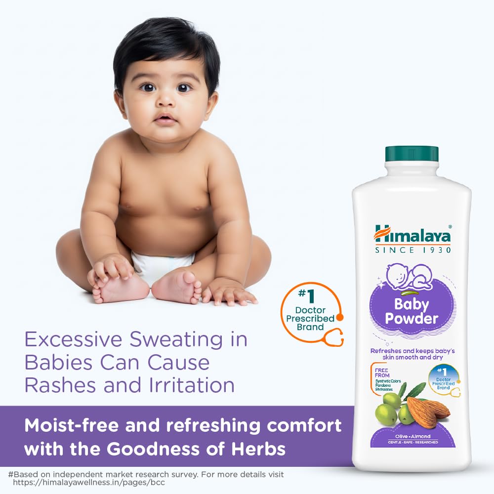 Himalaya Baby Powder 200g|Free Refreshing Baby Soap