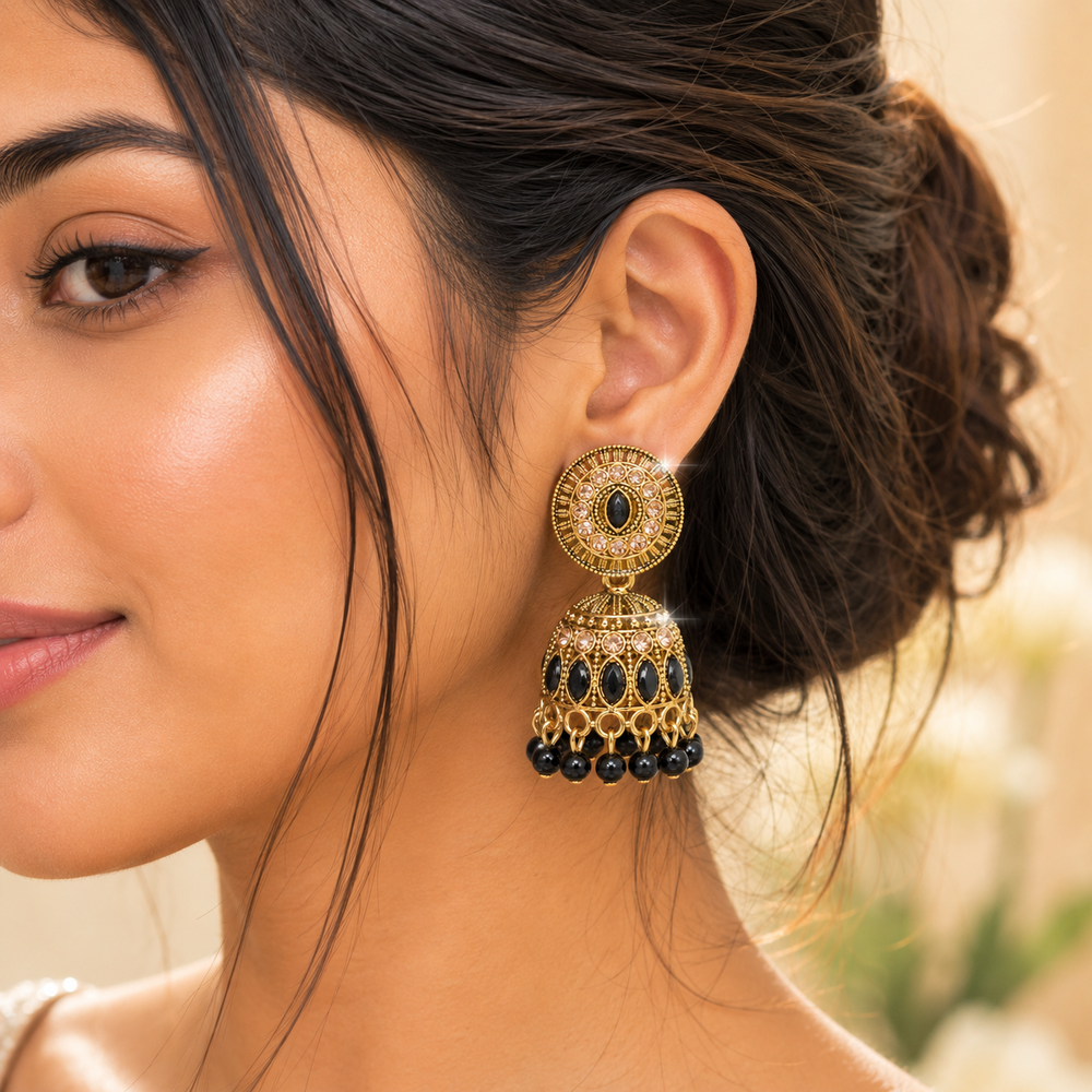 Anti Tarnish Mehrun Party Wear Ethnic Earrings✨