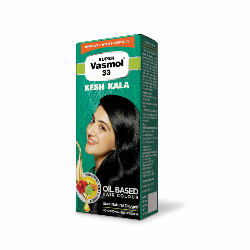 Vasmol Super Vasmol 33 Kesh Kala -100Ml,