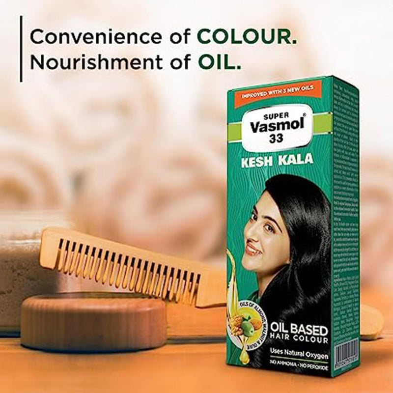 Vasmol Super Vasmol 33 Kesh Kala -100Ml,