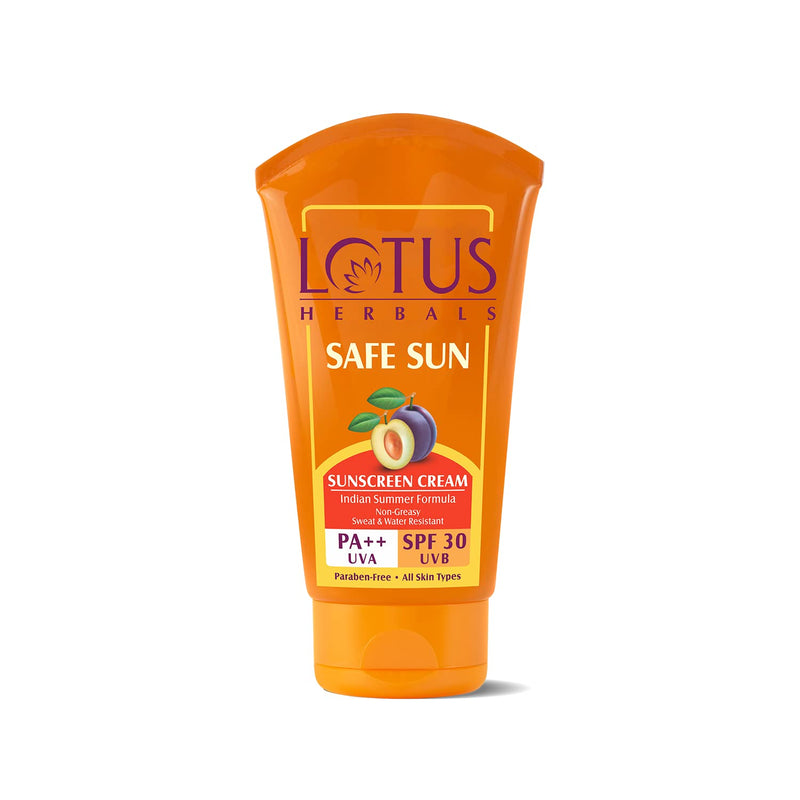 Lotus Herbals Safe Sun Block Cream Spf 30 For Normal Skin, 50G & Sunscreen Spf 30 Cream, l