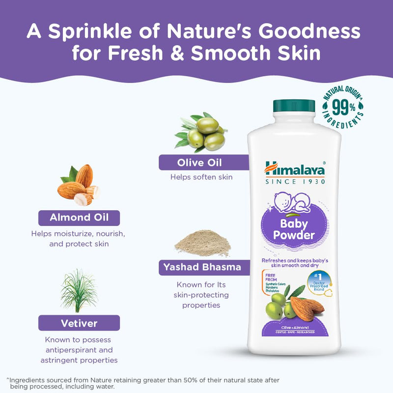 Himalaya Baby Powder 200g|Free Refreshing Baby Soap