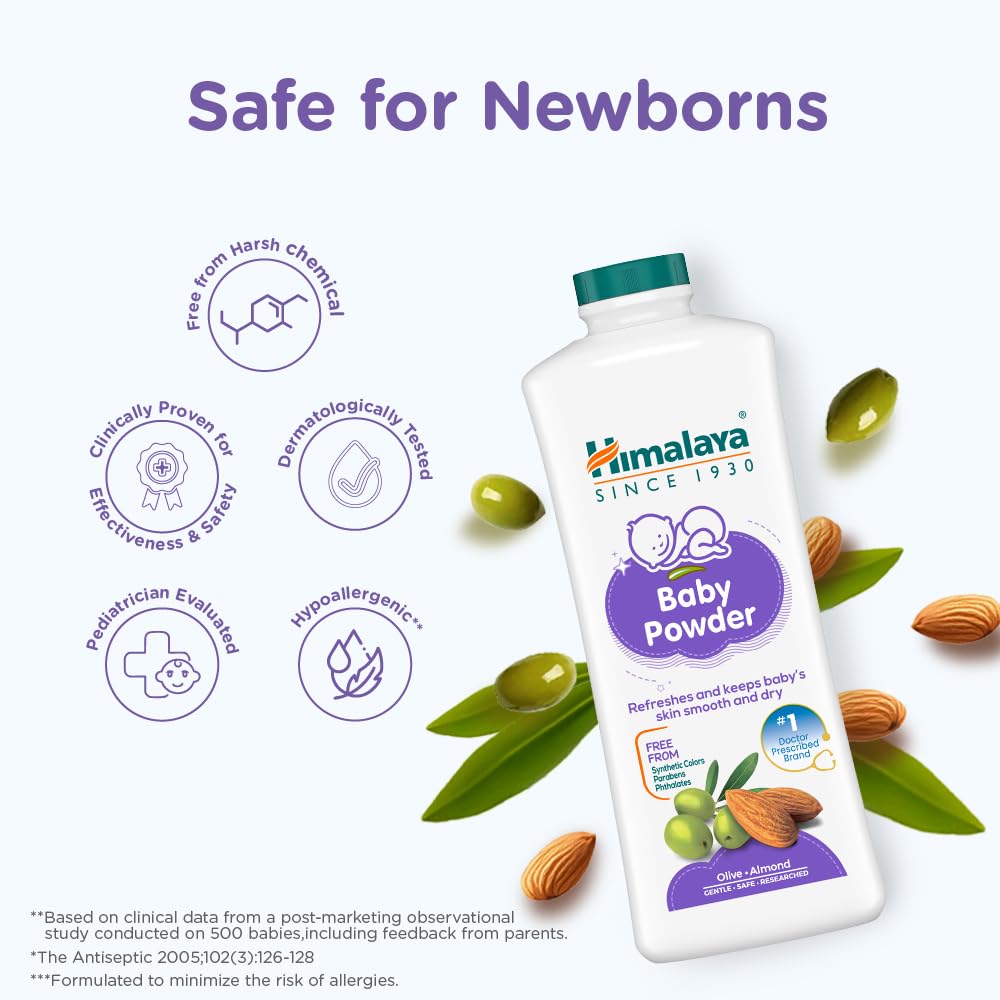 Himalaya Baby Powder 200g|Free Refreshing Baby Soap