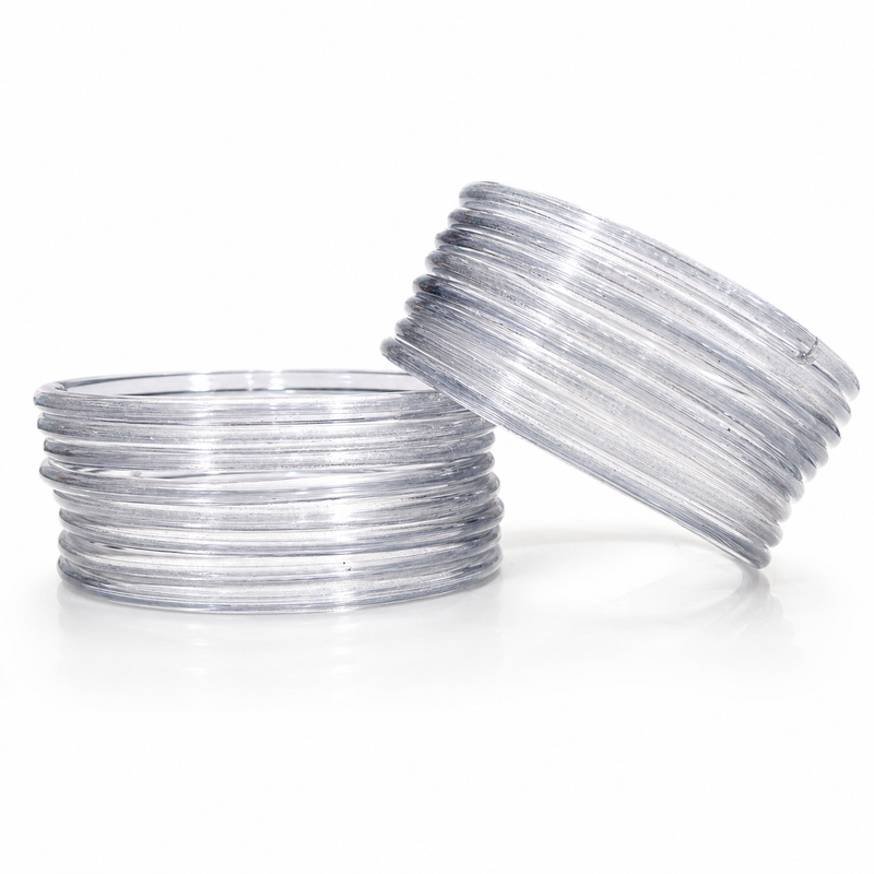 New Trending Grey Jelly Bangles – Glossy Stackable Set