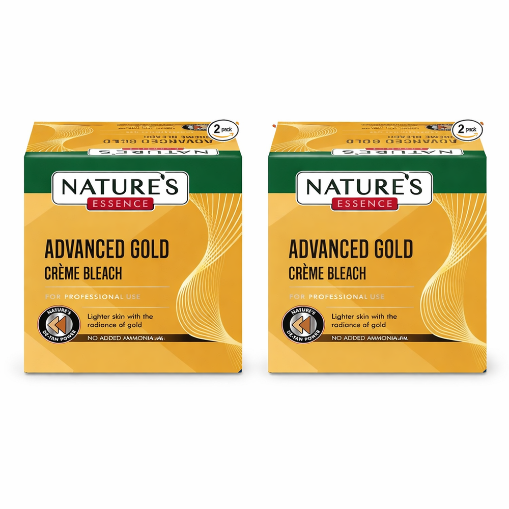 Nature's Essence Advanced Gold Crème Bleach 6g PACK OF 2 (6g×2g=12g)