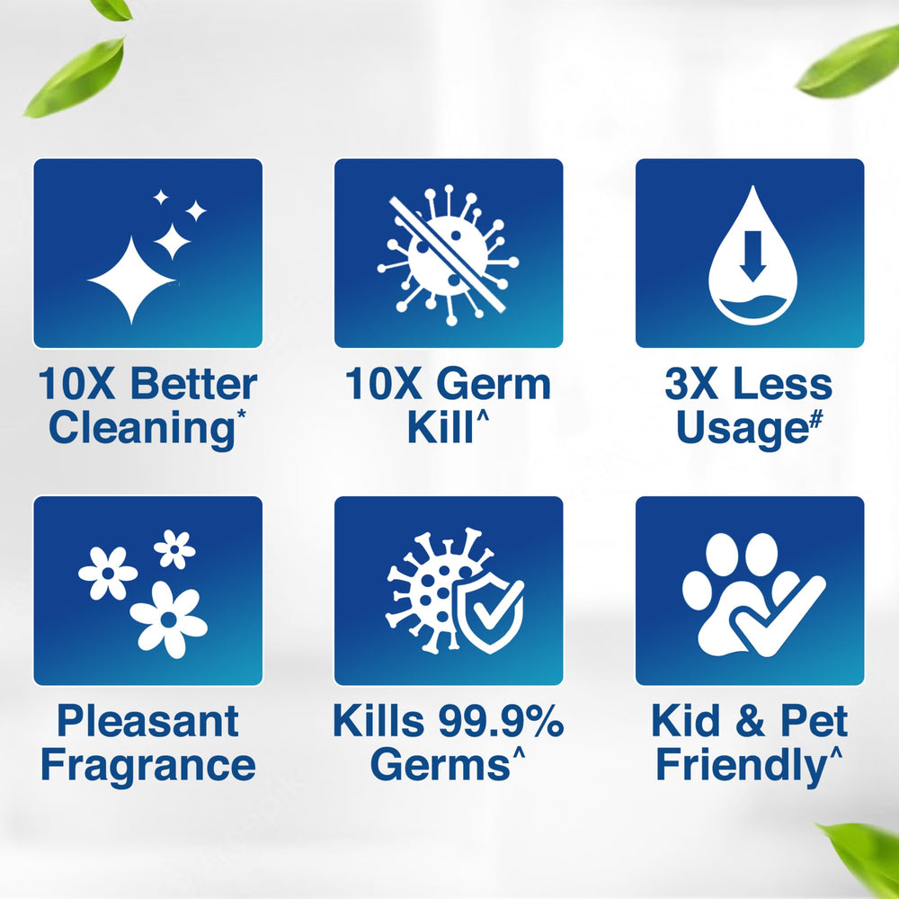 Lizol Disinfectant Surface & Floor Cleaner Liquid, Jasmine - 500 ml | Suitable for All Floor Cleaner Mops | Kills 99.9% Germs| India's #1 Floor Cleane