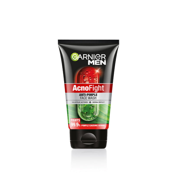 Garnier Men, Anti-Pimple Face Wash, Repairs Skin & Balances Oils, AcnoFight, 150 g