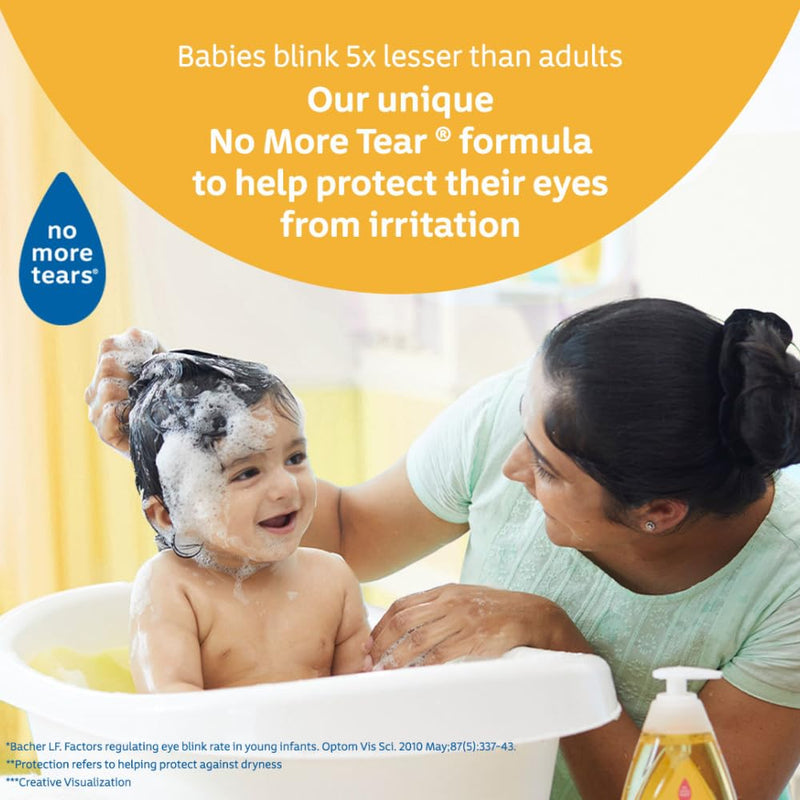 Johnson's Baby No More Tears Shampoo | Paraben & Sulphate Free, pH Balanced | 200ml