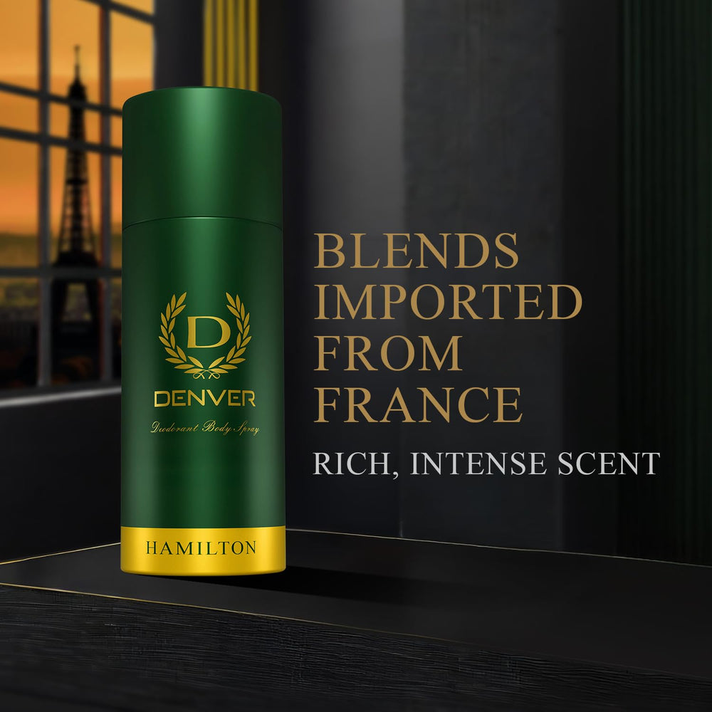 DENVER Hamilton Deo - 150ML Each | Long Lasting Deodorant Body Spray for Men