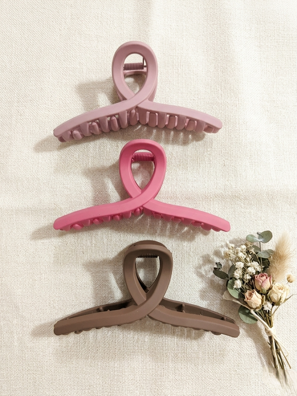 Soft Matte Hair Clutcher Combo –(Pack of 3)