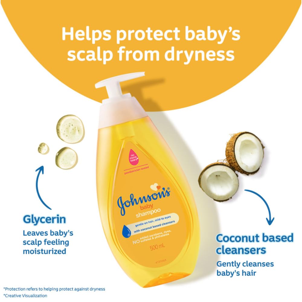 Johnson's Baby No More Tears Shampoo | Paraben & Sulphate Free, pH Balanced | 200ml