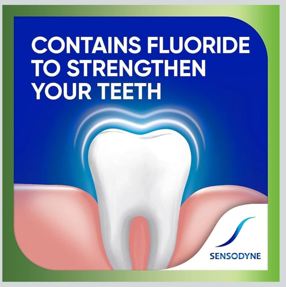 Sensodyne Fresh Mint 100g|Free Sansodyne toothbrush worth-70 | Sensitive toothpaste for daily sensitivity protection | Dentist Recommended Brand