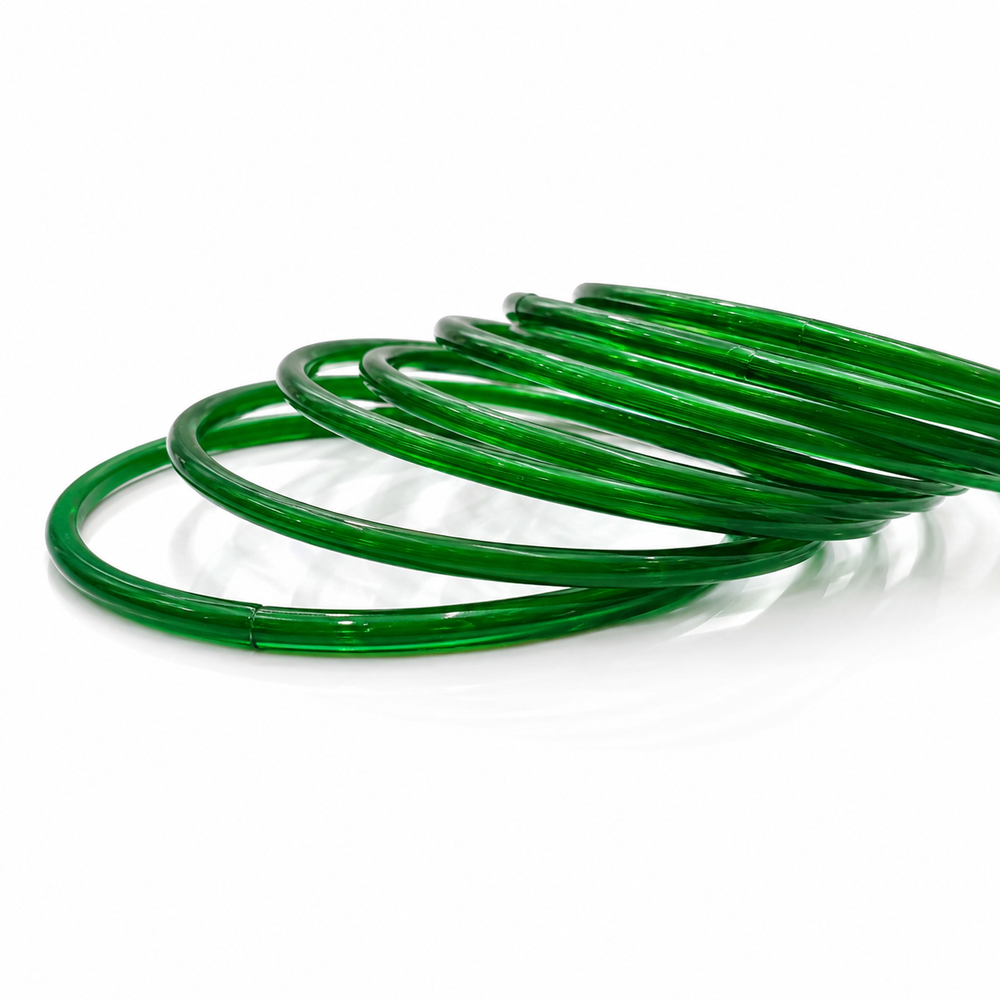 Sawan Special Green Gopi Bangles Set – Pack of 24 Pcs