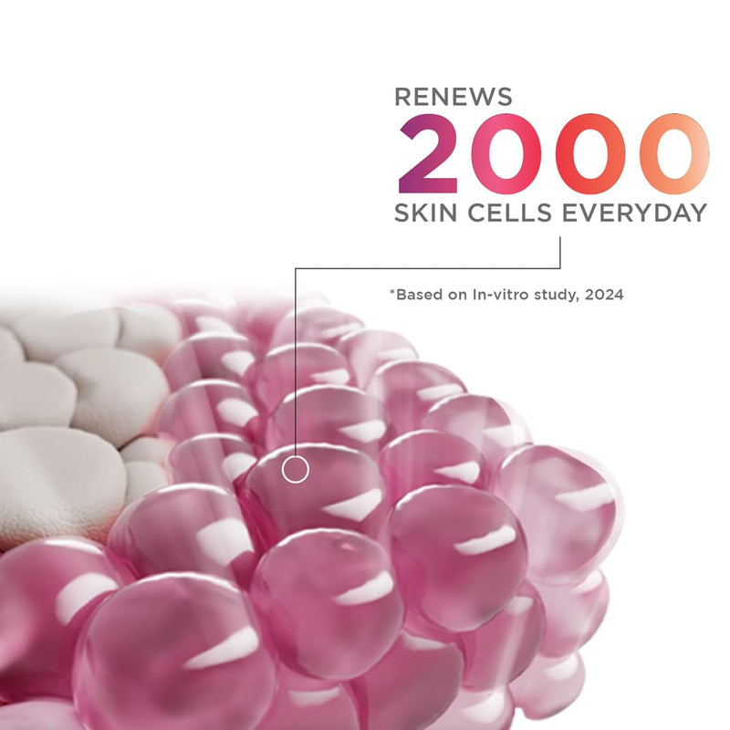 Glow & Lovely Renew Bright Multivitamin Serum in Cream | Vitamins B,C and E | Renews Skin cells |Bright and Healthy Skin | Clinically proven formula is dermatologically tested | 50g